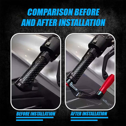 MOTO GENIUS Universal CNC Handlebar Brake Clutch Lever Protector Guard for Motorcycles & Bikes | Durable and Stylish ()