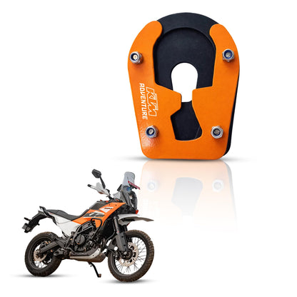 Side Stand Extender for KTM 390 Adventure / 250 Adventure Gen 3 | Heavy Duty Foot Enlarger Plate | Anti-Slip Parking Support | Stability Enhancer for Adventure Bikes