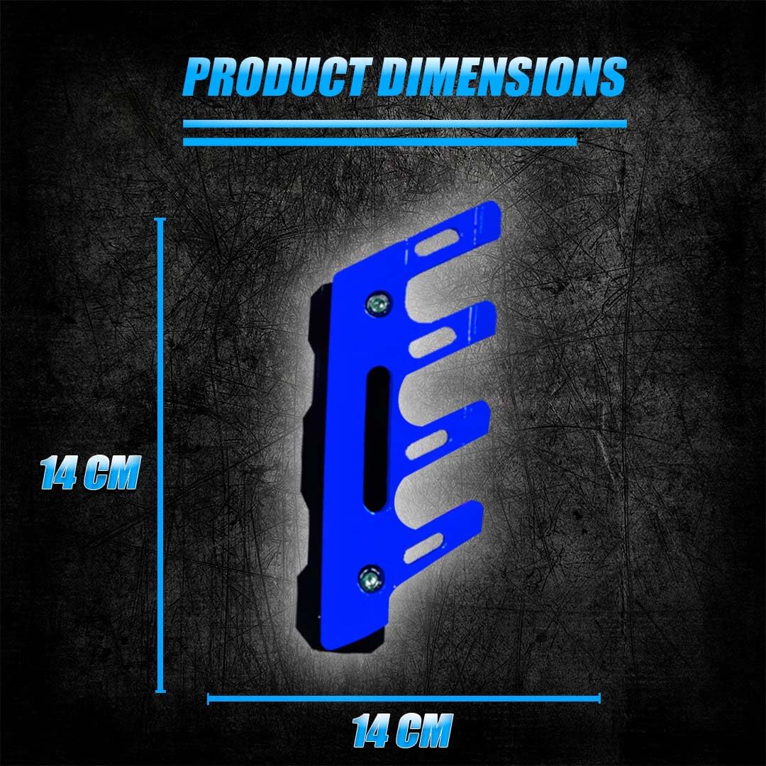 MOTO GENIUS ABS Shocker Protector | Front Fork Fender Protector | Universal Anti-Fall Slider Guard for All Bikes ()