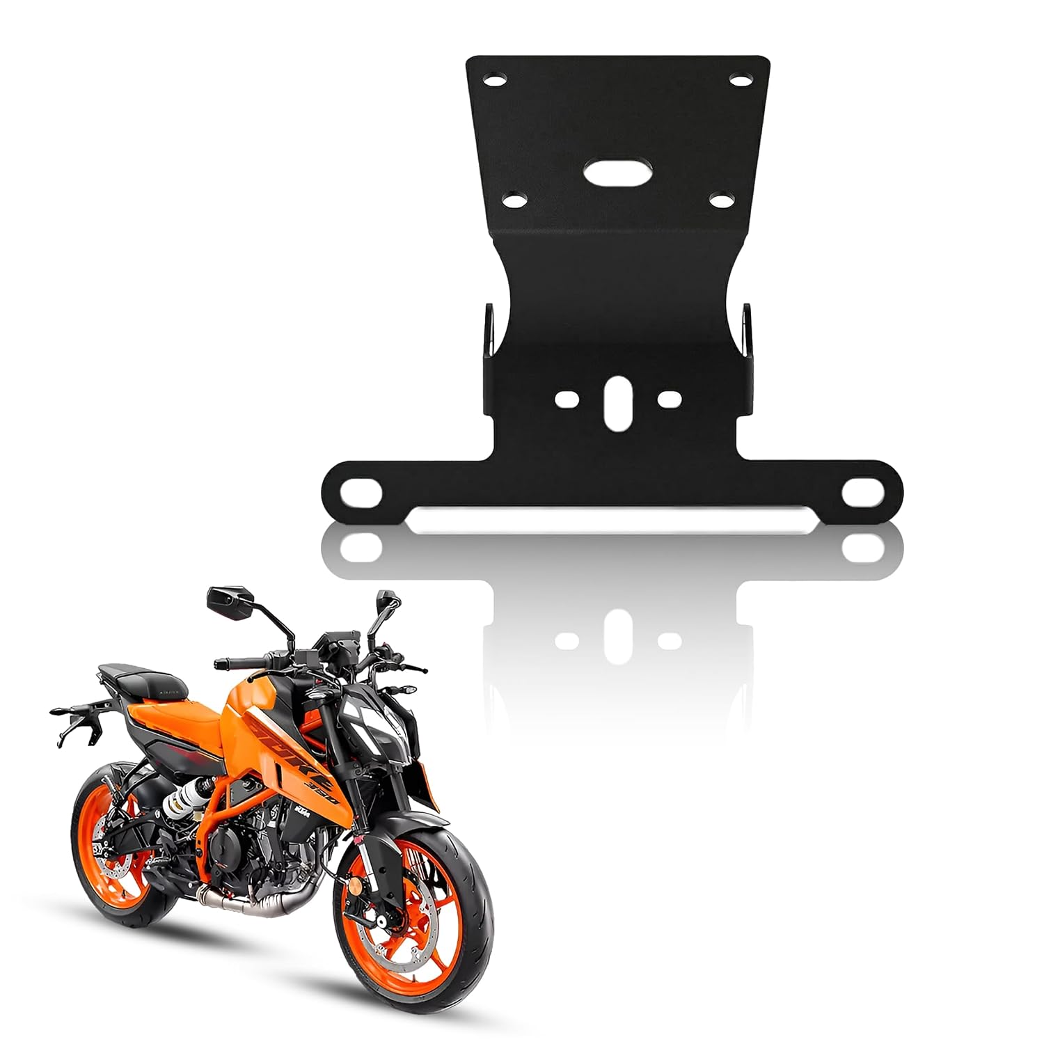 Tail Tidy Fender Eliminator for KTM Duke&RC 390/250 Gen 3 (2024+) | Number Plate Holder Bracket | Heavy Duty Metal | Easy Bolt-On | Compatible with Stock Indicators
