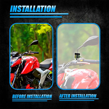 MOTO GENIUS Universal Motorcycle Front Brake Master Cylinder Oil Reservoir Tank Cup | Durable Replacement for Hydraulic Brake and Clutch Systems (Pack of 2)