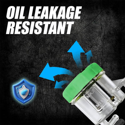 MOTO GENIUS Universal Motorcycle Front Brake Clutch Fluid Reservoir Tank | Durable Plastic Master Cylinder Oil Cup for Hydraulic Brake and Clutch Systems