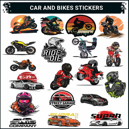 animal bike car laptop helmet 3d vinyl sticker waterproof decal for laptop bike car helmet