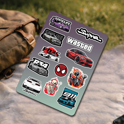 animal bike car laptop helmet 3d vinyl sticker waterproof decal for laptop bike car helmet