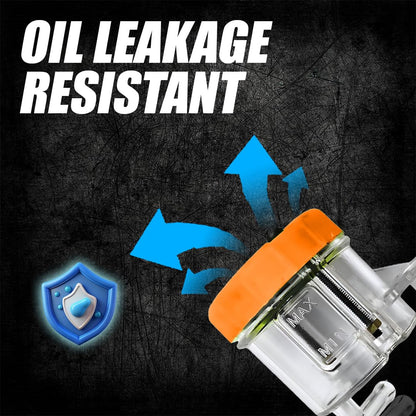 MOTO GENIUS Universal Motorcycle Front Brake Clutch Fluid Reservoir Tank | Durable Plastic Master Cylinder Oil Cup for Hydraulic Brake and Clutch Systems