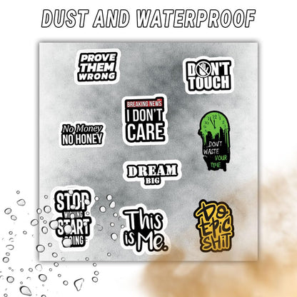 animal bike car laptop helmet 3d vinyl sticker waterproof decal for laptop bike car helmet