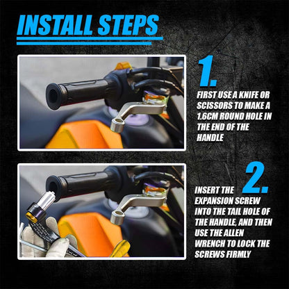 MOTO GENIUS 3D Design Universal CNC Handlebar Brake Clutch Lever Protector Guard for Motorcycles & Bikes | Durable and Stylish ()