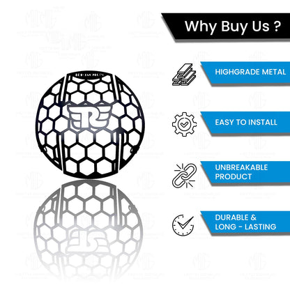 MOTO GENIUS Front Headlight Grill Guard for Reborn Classic 350 |Durable Metal Protective Head Light Frame Protector