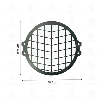 Front Headlight Grill Guard for RE Interceptor | Durable Metal Protective Head Light Frame Protector