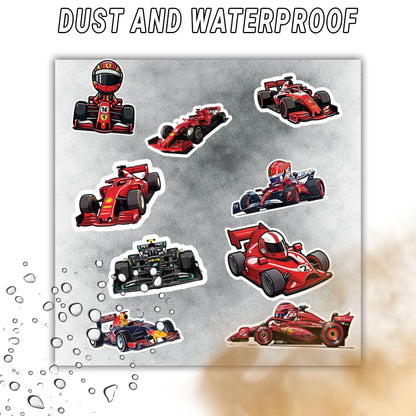 3D Vinyl Car Sticker for Exterior, Waterproof & Fade-Proof Self Adhesive Car Decal for Rear Glass, Bumper, Windshield & Car Styling Accessories (9 PC) (Car9-9PC)