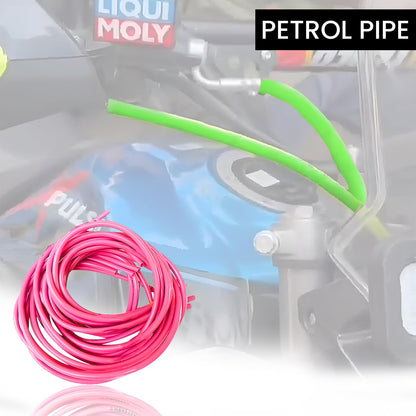 MOTO GENIUS 1 Meter Motorcycle Petrol Gas Oil Delivery Tube Pipe, Fuel Gasoline Hose for Motorbike, ATV and Scooter ()
