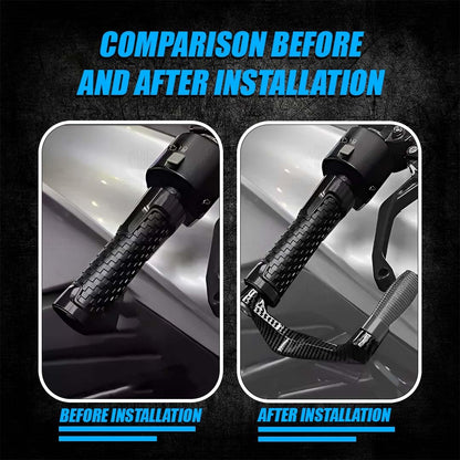 MOTO GENIUS Universal CNC Handlebar Brake Clutch Lever Protector Guard for Motorcycles & Bikes | Durable and Stylish ()