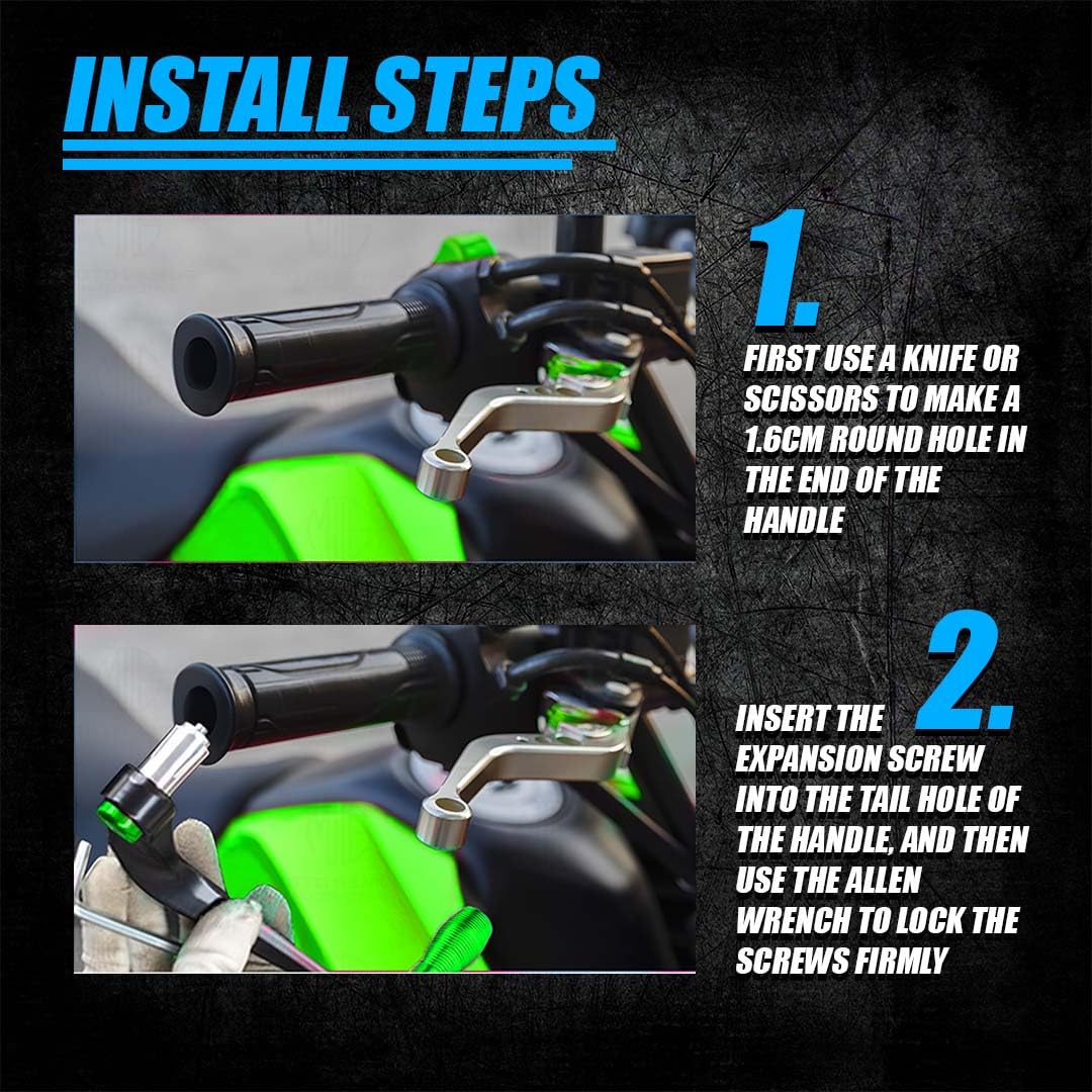 MOTO GENIUS Adjustable CNC Brake Clutch Lever Protector Guard for Motorcycles & Bikes | Universal Fit, Durable Aluminum, Lever Protection, Minimalist Design ()