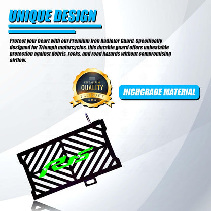 MOTO GENIUS Radiator Guard for R15 V4| Durable Metal Protector |Essential Accessory for Motorcycle Radiator Protection ()