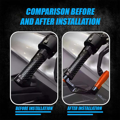 MOTO GENIUS Universal CNC Handlebar Brake Clutch Lever Protector Guard for Motorcycles & Bikes | Durable and Stylish ()