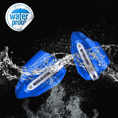 MOTO GENIUS Universal Bike Hand Guards Protectors | Wind Deflector Made for Hand Safety While Riding All Motorcycle ()
