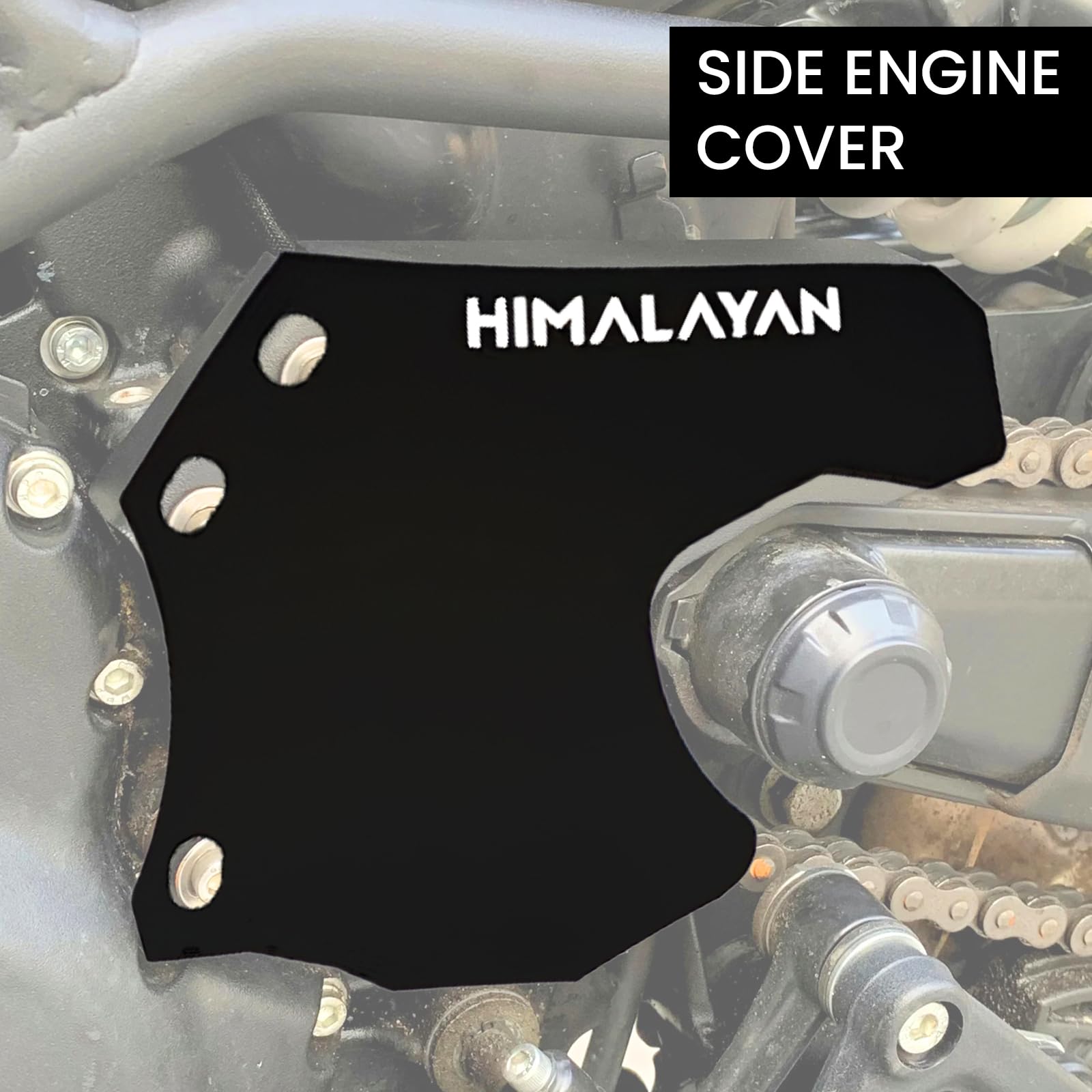 MOTO GENIUS Motorcycle Front Side Frame Engine Cover Guard Protector for Himalayan 450 | Durable Protection for Enhanced Performance