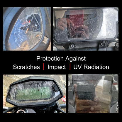 MOTO GENIUS Screen Protector for Hero Xpulse 200, Xpulse 2004V, Xtreme 200S, Xpulse 200T, and Glamour XTEC - Meter Guard for Motorcycle Digital Console
