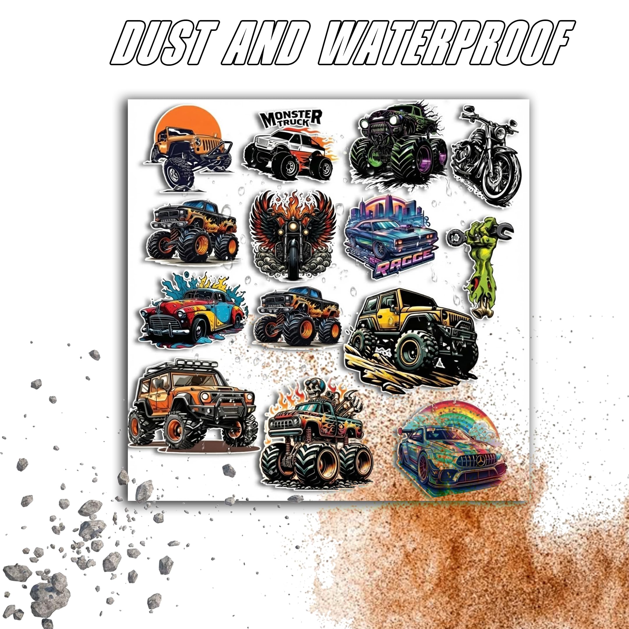 animal bike car laptop helmet 3d vinyl sticker waterproof decal for laptop bike car helmet