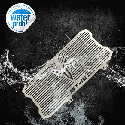 MOTO GENIUS Radiator Guard for MT15 | Heavy-Duty Stainless Steel Radiator Protector | Essential Motorcycle Accessory for Engine Cooling Protection ()
