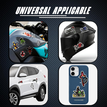 animal bike car laptop helmet 3d vinyl sticker waterproof decal for laptop bike car helmet