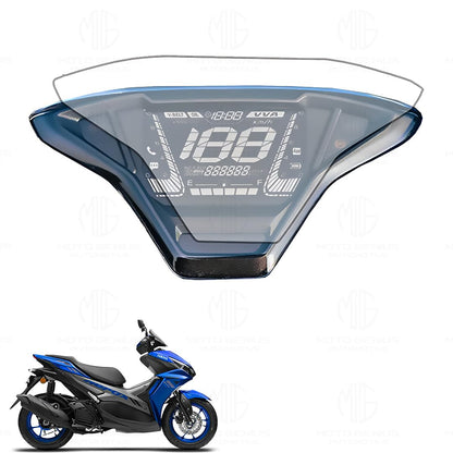 9H Hardness Speedometer Screen Protector for Aerox 155 | Scratch Guard & Anti Glare Film-Transparent - Moto Genius