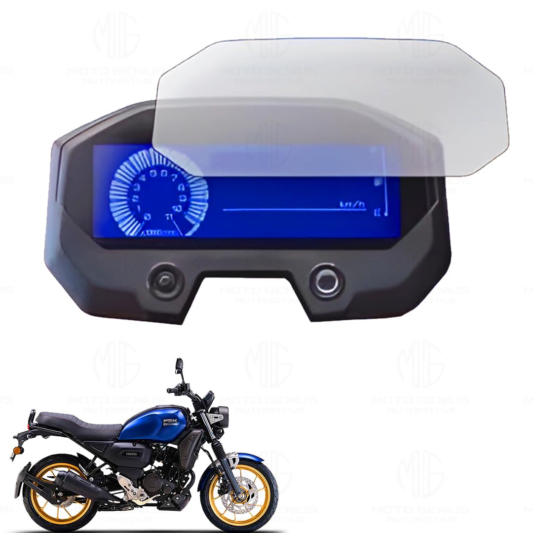 9H Hardness Speedometer Screen Protector for FZX Scratch Guard, Scratch Resistant, Anti-Fingerprint, Clarity, Easy Application - Moto Genius