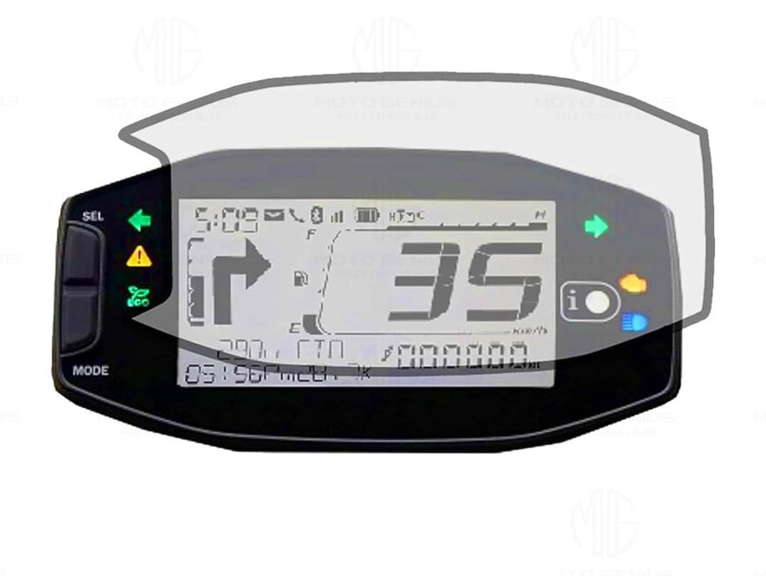 9H Nano Glass Speedometer Screen Guard Protector for Suzuki Access 125, Avenis 125, Burgman Street 125 | Scratch Resistant, Anti-Fingerprint, Bubble Free - Moto Genius