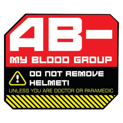 AB-Nagative 3D Vinyl Sticker Waterproof Decals for Motorcycle, Helmet & Laptop | Edgy Aesthetic Stickers for Bikes and cars