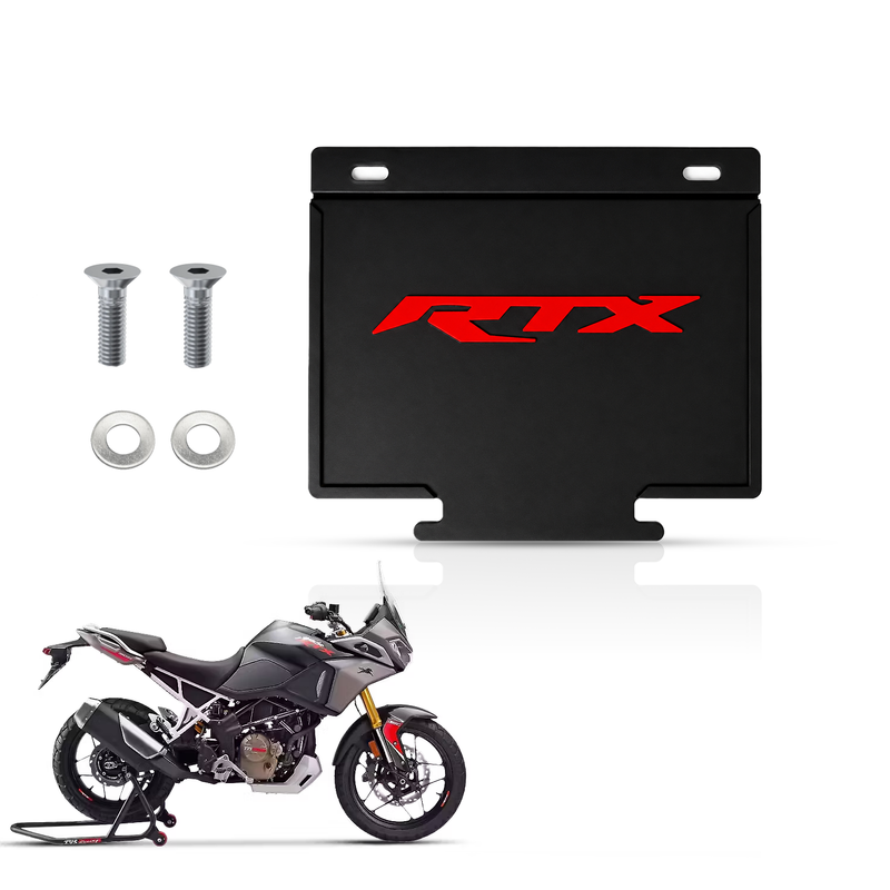 Apache RTX Mud Flap Flexible Rubber Bike Mudguard Rear Fender Protector, Weather Resistant Splash Guard for Dirt, Mud & Water