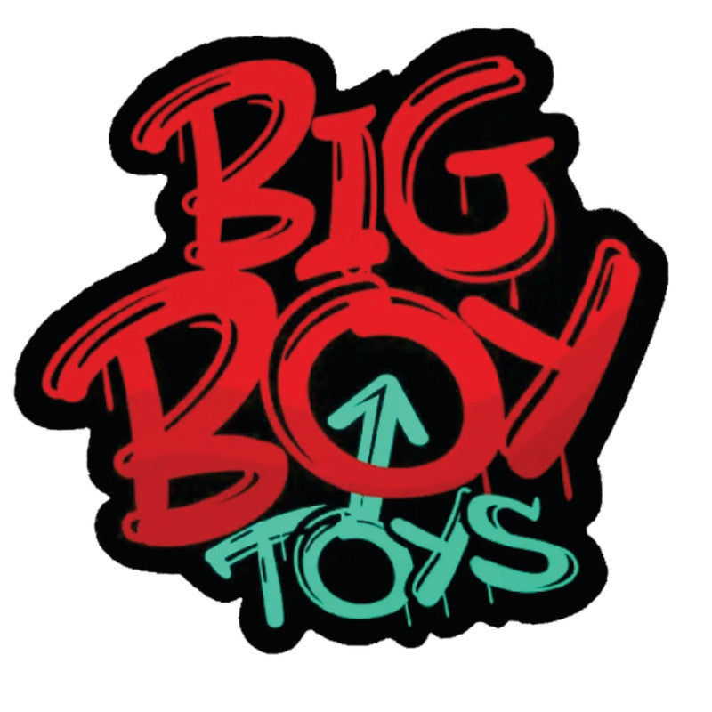 Big-Boy-Toys 3D Vinyl Sticker Waterproof Decals for Motorcycle, Helmet & Laptop | Edgy Aesthetic Stickers for Bikes and cars