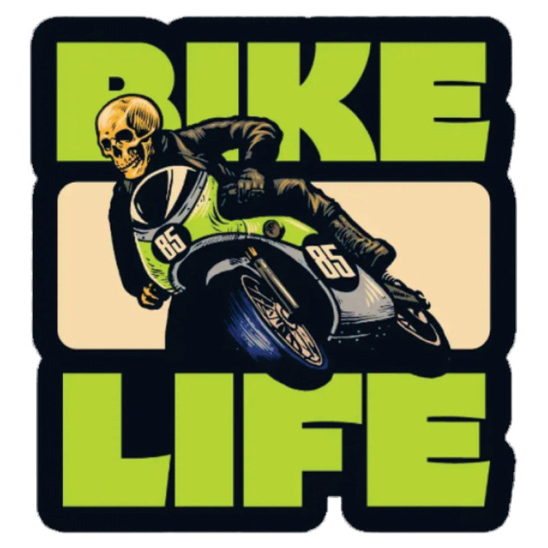 Bike-Life 3D Vinyl Sticker Waterproof Decals for Motorcycle, Helmet & Laptop | Edgy Aesthetic Stickers for Bikes and cars