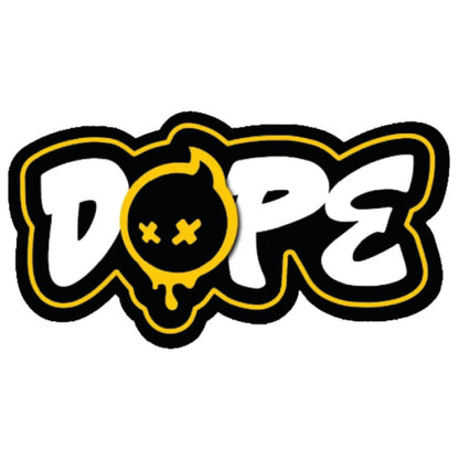 Dope 3D Vinyl Sticker Waterproof Decals for Motorcycle, Helmet & Laptop | Edgy Aesthetic Stickers for Bikes and cars