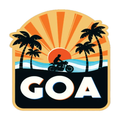 GOA 3D Vinyl Sticker Waterproof Decals for Motorcycle, Helmet & Laptop | Edgy Aesthetic Stickers for Bikes and cars