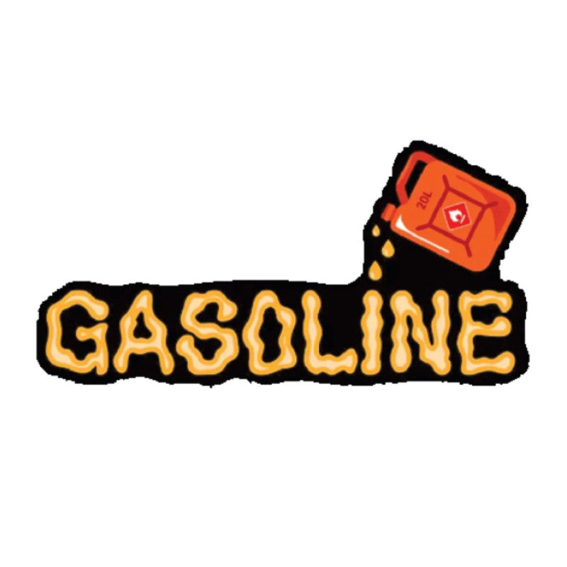Gasoline 3D Vinyl Sticker Waterproof Decals for Motorcycle, Helmet & Laptop | Edgy Aesthetic Stickers for Bikes and cars