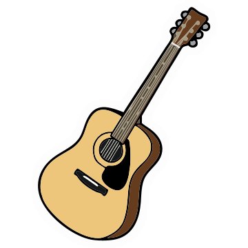 Guitar Sticker