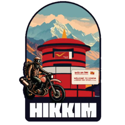 Hikkim 3D Vinyl Sticker Waterproof Decals for Motorcycle, Helmet & Laptop | Edgy Aesthetic Stickers for Bikes and cars