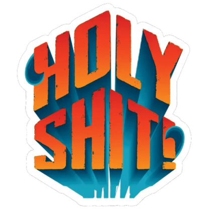 Holy-Shit 3D Vinyl Sticker Waterproof Decals for Motorcycle, Helmet & Laptop | Edgy Aesthetic Stickers for Bikes and cars