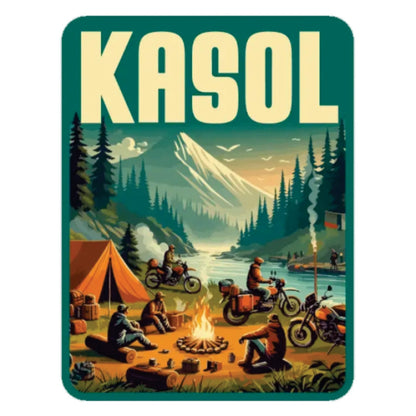 Kasol 3D Vinyl Sticker Waterproof Decals for Motorcycle, Helmet & Laptop | Edgy Aesthetic Stickers for Bikes and cars