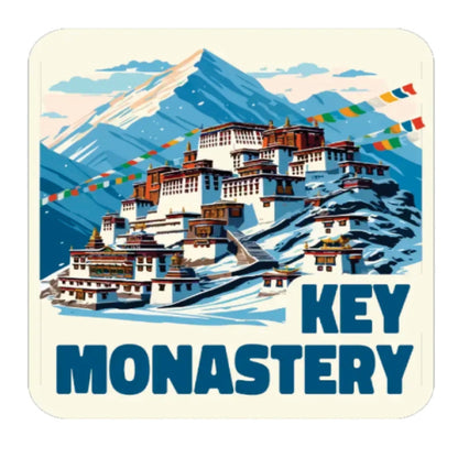 Key-Monastery 3D Vinyl Sticker Waterproof Decals for Motorcycle, Helmet & Laptop | Edgy Aesthetic Stickers for Bikes and cars