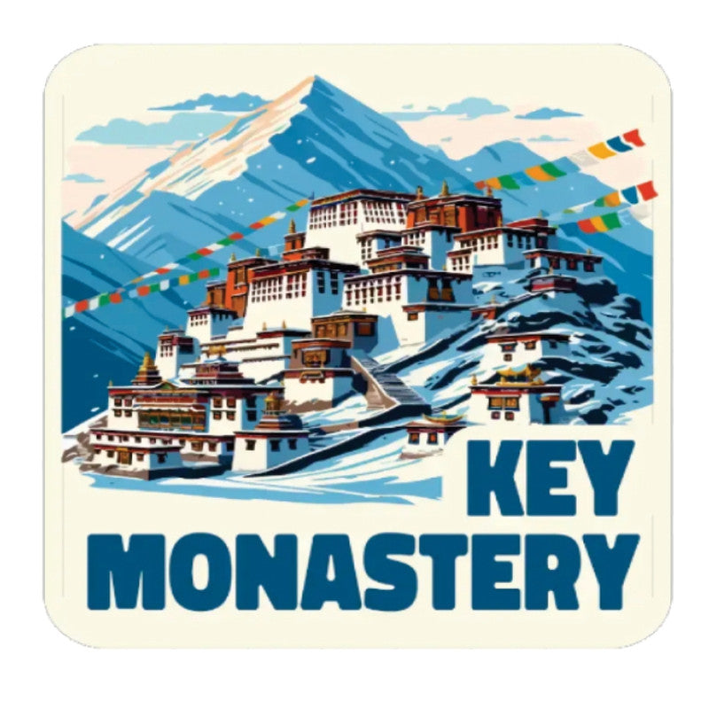 Key-Monastery 3D Vinyl Sticker Waterproof Decals for Motorcycle, Helmet & Laptop | Edgy Aesthetic Stickers for Bikes and cars