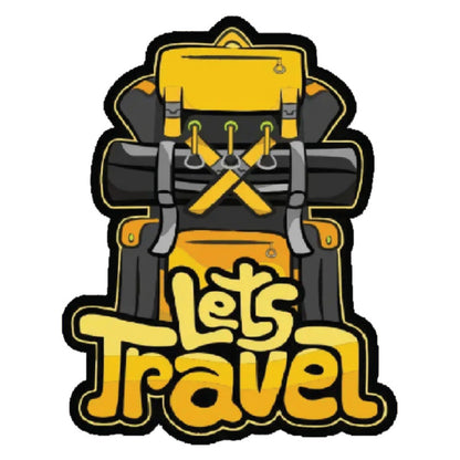 Lets-Travel 3D Vinyl Sticker Waterproof Decals for Motorcycle, Helmet & Laptop | Edgy Aesthetic Stickers for Bikes and cars