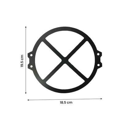 MOTO GENIUS Front Headlight Grill Guard for HUNTER Motorbike | Durable Metal Protective Head Light Frame Protector