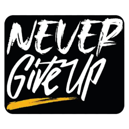 Never-Give-Up 3D Vinyl Sticker Waterproof Decals for Motorcycle, Helmet & Laptop | Edgy Aesthetic Stickers for Bikes and cars