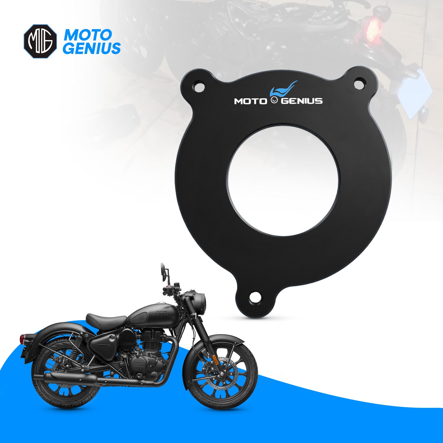 Classic 350 Reborn Air Filter Cap | Heavy Duty Air Cleaner Box Cover & Engine Intake Housing Protector | Replacement Spare Part for Bullet 350 Reborn