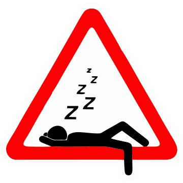 Sleeping Men Sign