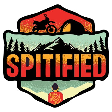 Spitified-SPC-15 Vinyl Sticker Waterproof Decals for Motorcycle, Helmet & Laptop | Edgy Aesthetic Stickers for Bikes and cars