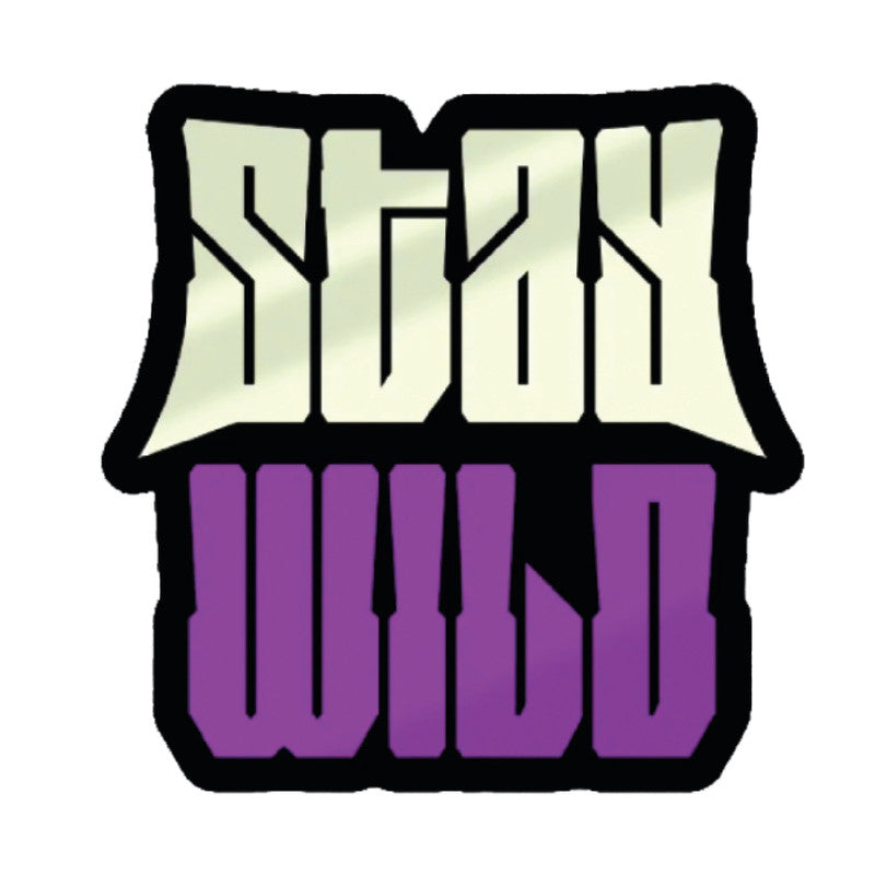 Stay-Wild 3D Vinyl Sticker Waterproof Decals for Motorcycle, Helmet & Laptop | Edgy Aesthetic Stickers for Bikes and cars