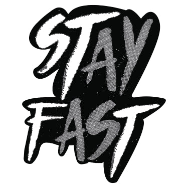 Stay-Fast-new-SPC-15 Vinyl Sticker Waterproof Decals for Motorcycle, Helmet & Laptop | Edgy Aesthetic Stickers for Bikes and cars