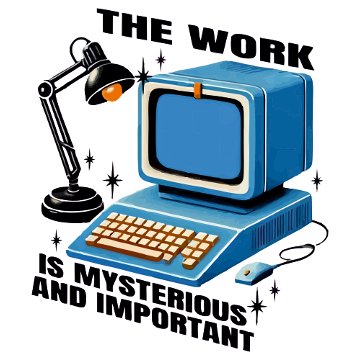 The work is Mysterious and Important